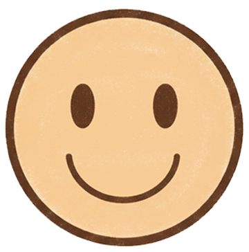 a happy smiley face of a customer