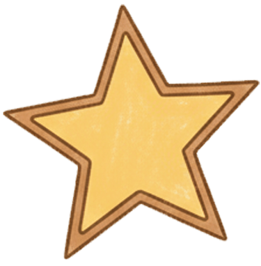 a yellow star