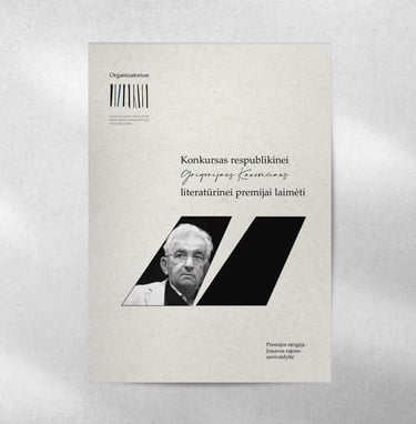 Kanovičiaus linija bibliotekos vizualinio identiteto dizainui