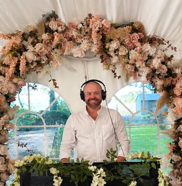 Wedding DJ in the Cotswolds - Funkomatic DJing at a wedding Karma Salford Hall