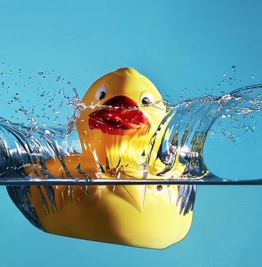 Rubber duck splash – unexpected ideas that disrupt predictable marketing.