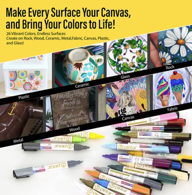 Color pen infographic