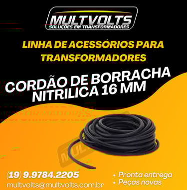 Cordão de Borracha Nitrilico 16 MM