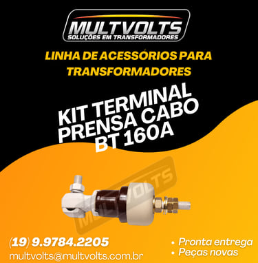 Kit Terminal Prensa Cabo BT 160 A.