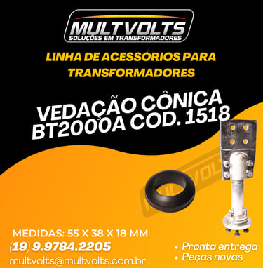 Vedação (Borracha) BT 2000 Cod.1518 