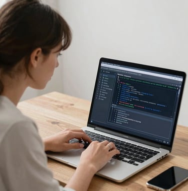 Engineer analyzing logs on multiple screens to resolve a Kafka production failure.