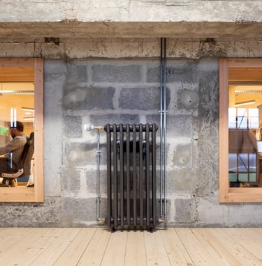 réemploi radiateur fonte lot réemploi grande halle colombelles wip