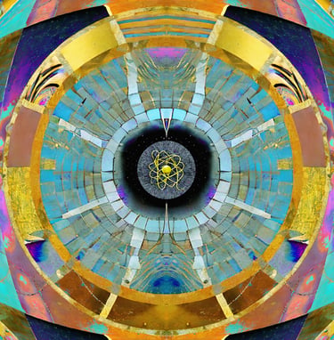 Relativity effects, Gold rush fever depth by Kim Hamilton 2023