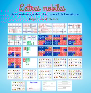 lettres mobiles montessori