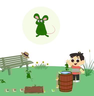 comptines une souris verte 