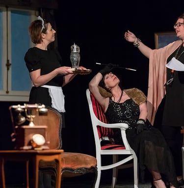 vivien LHERAUX pièce théâtre A quelle heure on ment ?