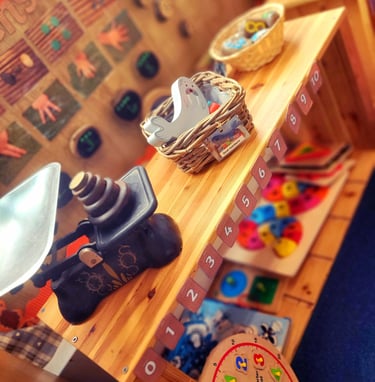 Digby village preschool curriculum, learning, counting, scales