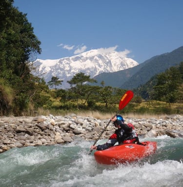 Kayak in Nepal with GRG Adventure Kayaking