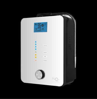 a white alarm clock on a black background