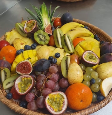 Corbeille de fruits frais