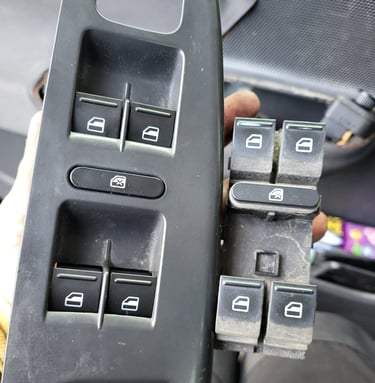 сервис замена на копчиња prekinuvaci за прозор стакло servis tuning garage up skopje