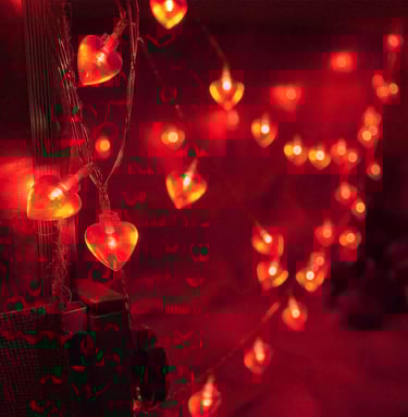 Heart Shaped String Lights