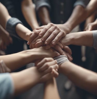 people sitting down near table with assorted laptop computers
