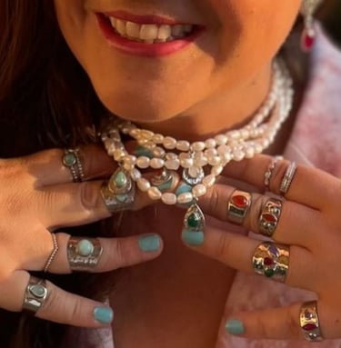 Bijoux en pierres semi-précieuses