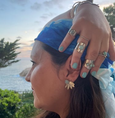 Bijoux en argent et pierres semi-précieuses