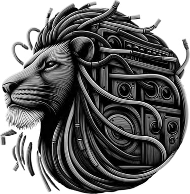 Tête de lion, logo du DUB IMPAKT Festival