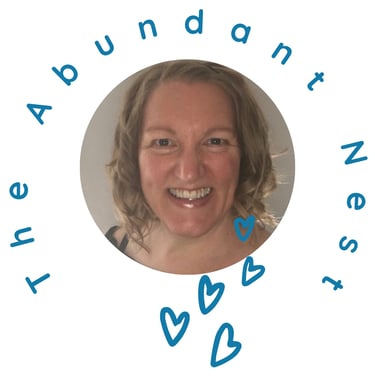 The Abundant nest Logo with Jane's face