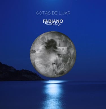 capa do single "Gotas de luar" - Fabiano Medeiros