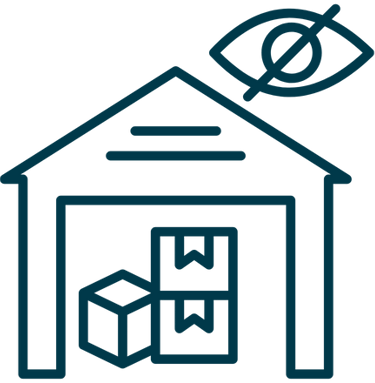 a house with a box of boxes and a house with a window