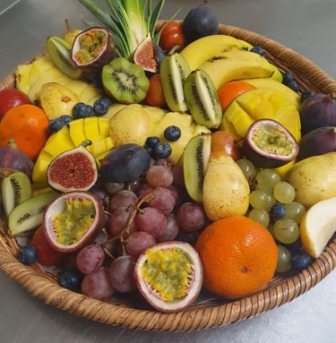 Corbeille de fruits frais