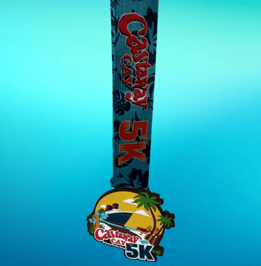 2019-2022 Disney Castaway Cay 5K Medal