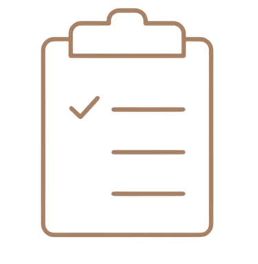 a clipboard with a clipboard and a clipboard with a checklist of