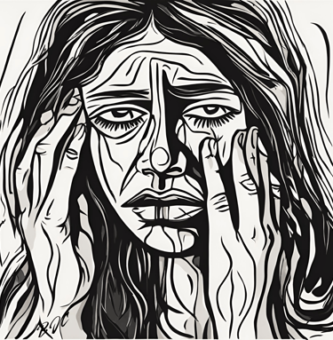 a picture of visual art by brian j clark titled "daddy issues" soul pain art gallery
