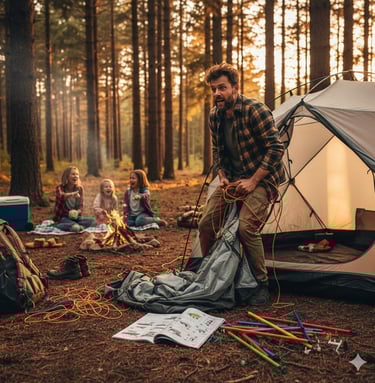 Facilidade de montagem da Barraca