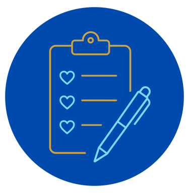 À la carte care icon representing flexible support, errands, and customizable daily assistance