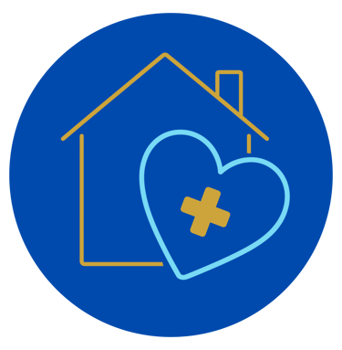 Hospice care providing non-medical support focused on comfort and dignity