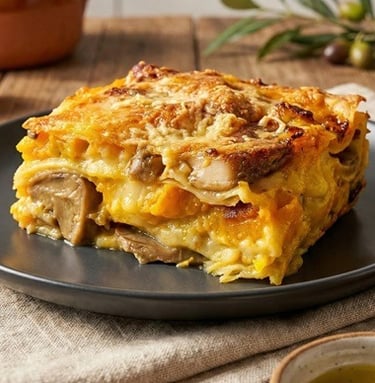 How to make mediterranean pumpkin lasagna