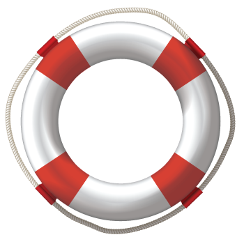 Image of a lifesaver to symbolize how disability and supplemental insurance can be a lifesaver in rough times.