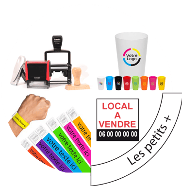 goodies tampon gobelet bracelet panneaux 16 Print Charente Angoulême