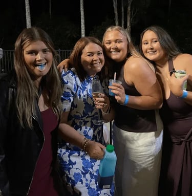 Slushie Machine setup for Blue Tongues in Wakerley, Brisbane - party hire by SweetAz Co.