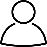 a person with a black and white photo of a person with a white background