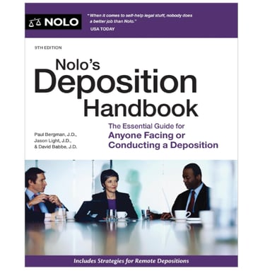Nolo’s “Deposition Handbook”