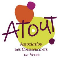 Logo de l'association des commerçants de vitré Atout
