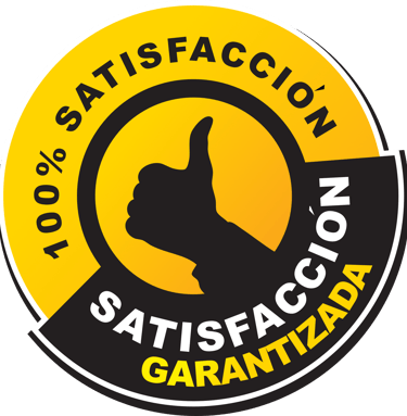FINGER UP SYMBOL, 100% SATISFACTION GUARANTEED