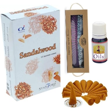 Essential Oils, Cones & Wheat Bag