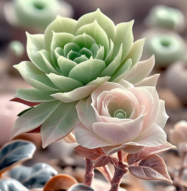  Greenovia Webb & Berthel (Mountain Rose)