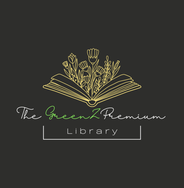 logo for the green library