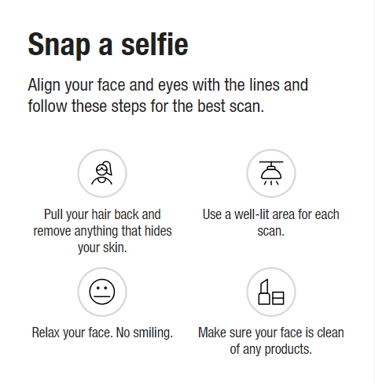 Neutrogena 360 Web App instructions