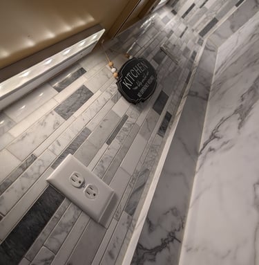 Kitchen tile backsplash installation Dayton OH