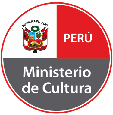 Official logo of the Ministry of Culture of Peru featuring the national coat of arms.