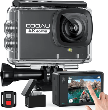 Cooau SPC-05 Cámara Deportiva 4K 60fps 64MP WiFi 